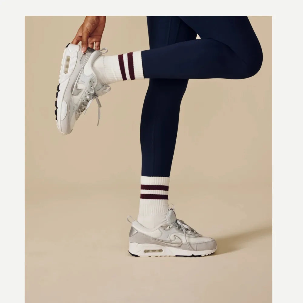 Women's Vintage Stripes Half Calf Socks