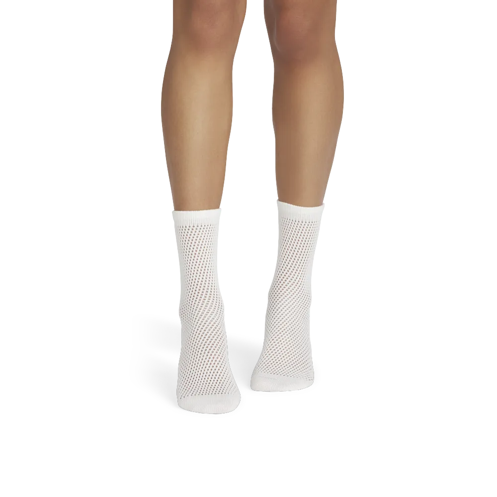 Women's Open Knit Half Calf Socks