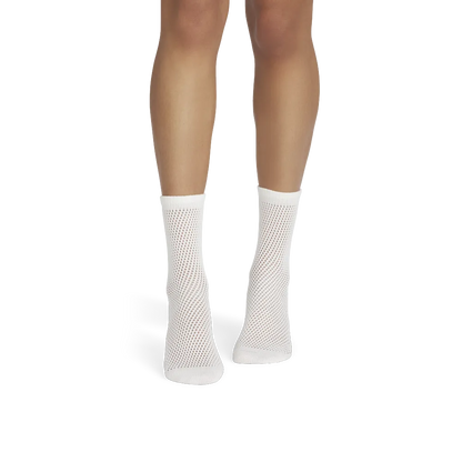 Women's Open Knit Half Calf Socks