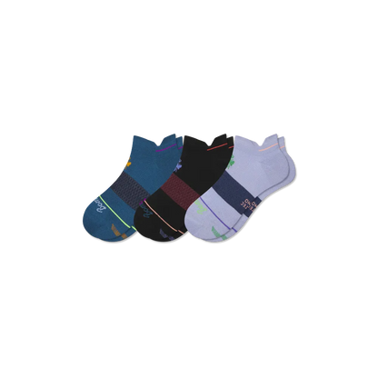 Women's Merino Wool Blend Athletic Ankle Sock 3-Pack