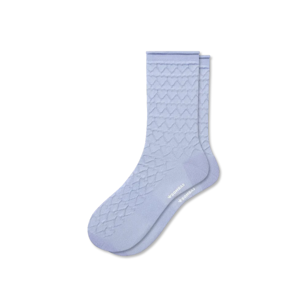 Women¡¯s Hearts Half Calf Socks