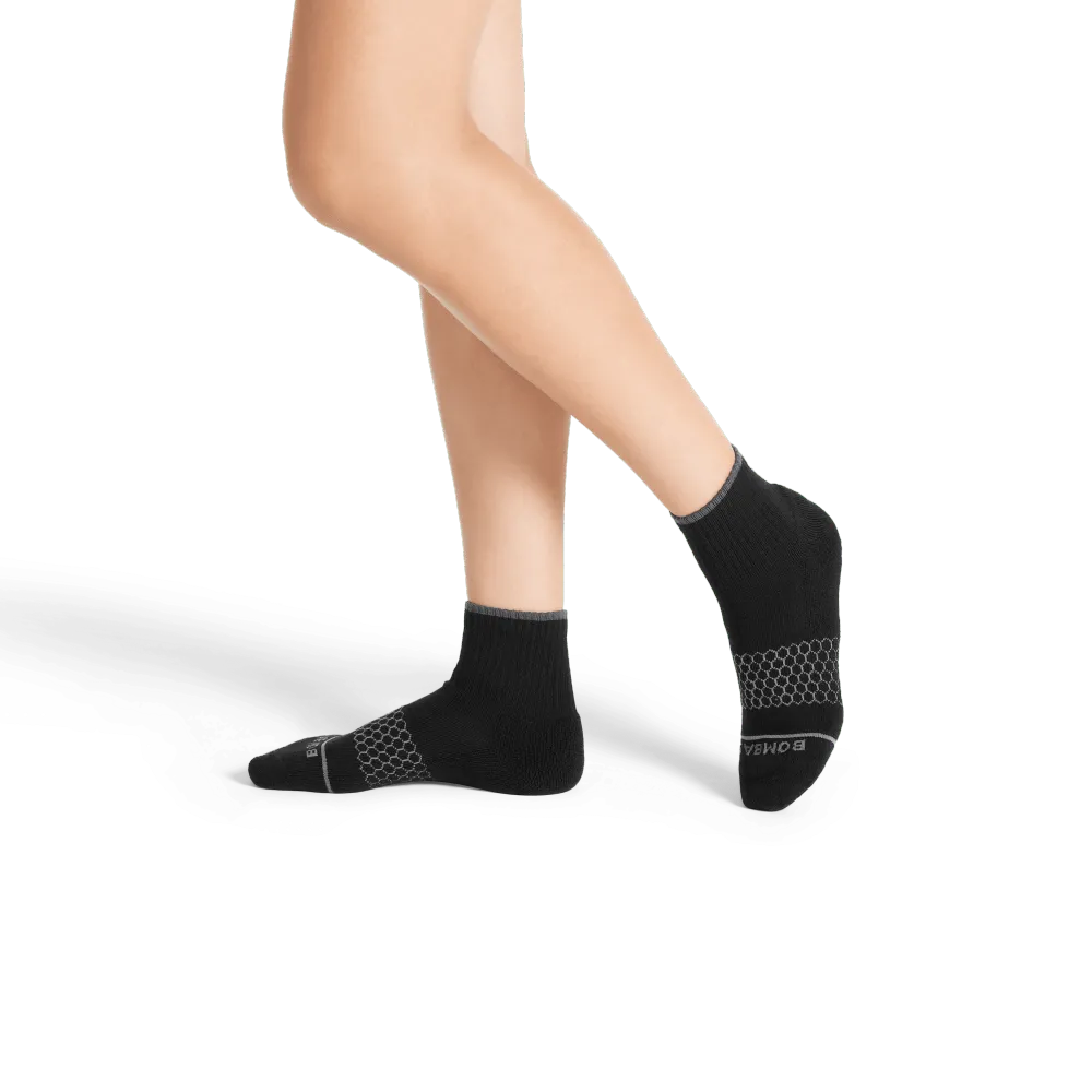 Women's Merino Wool Blend Quarter Socks