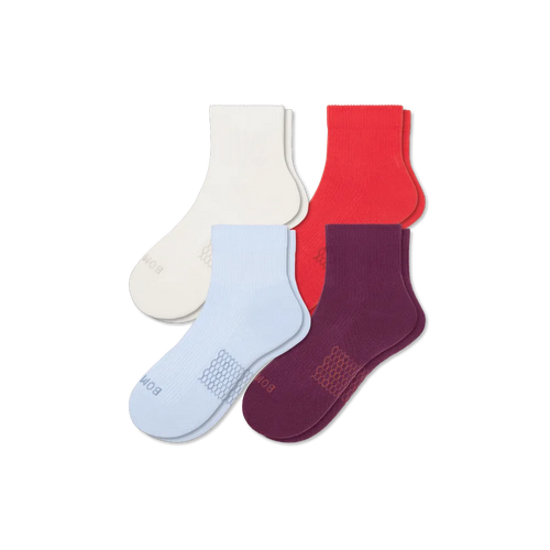 Women's Modern Rib Quarter Sock 4-Pack