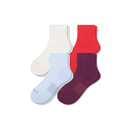 Women's Modern Rib Quarter Sock 4-Pack