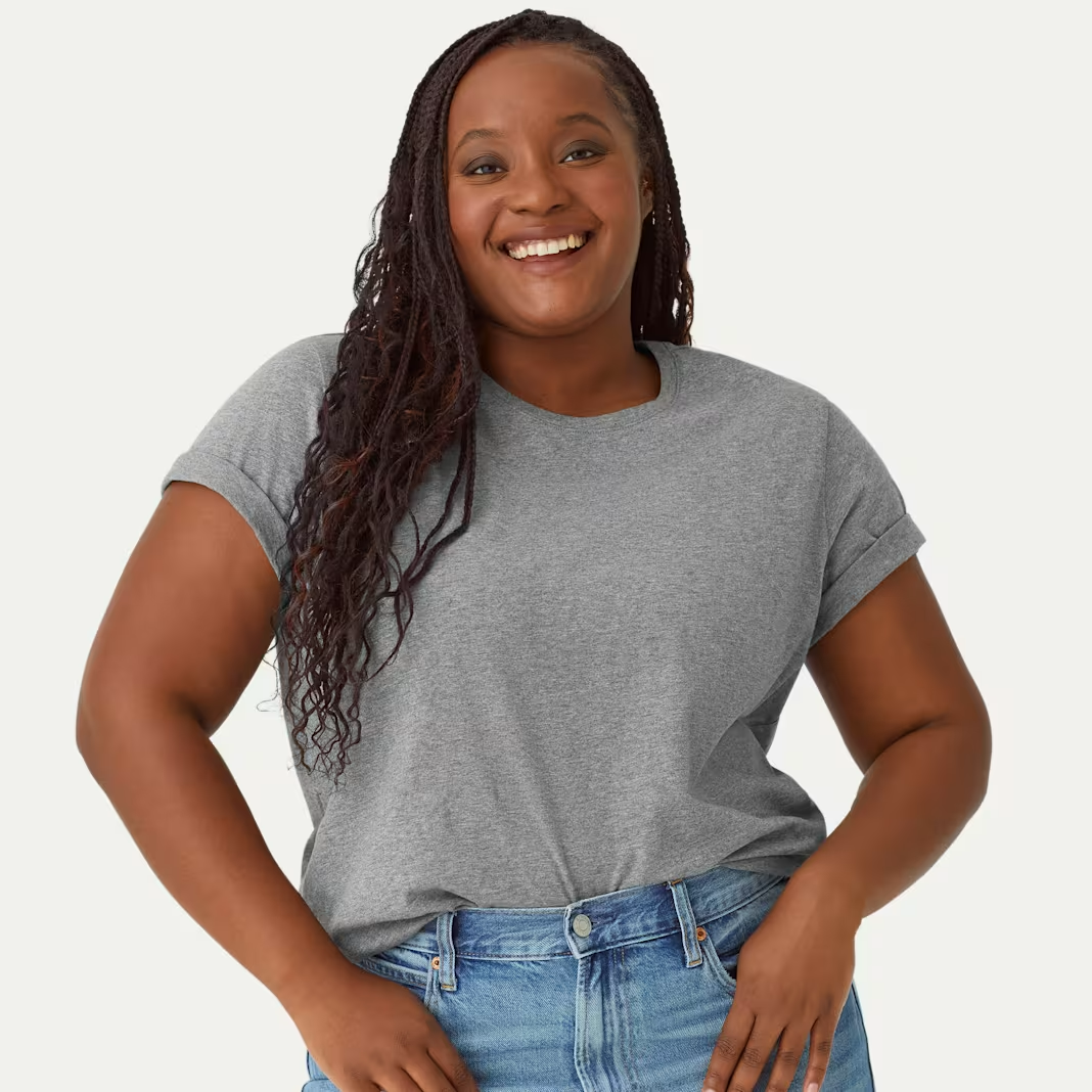 Women's Pima Cotton Crew Neck T-Shirt