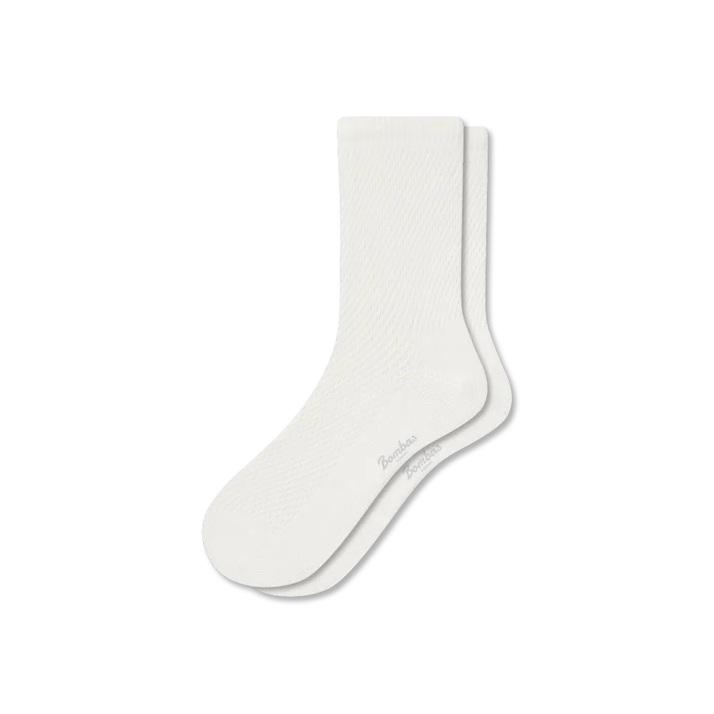 Women's Open Knit Half Calf Socks