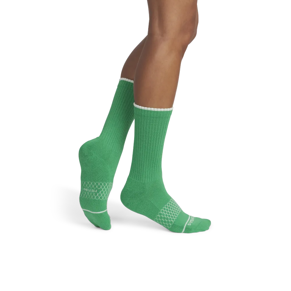 Women's Merino Wool Blend Calf Sock 4-Pack
