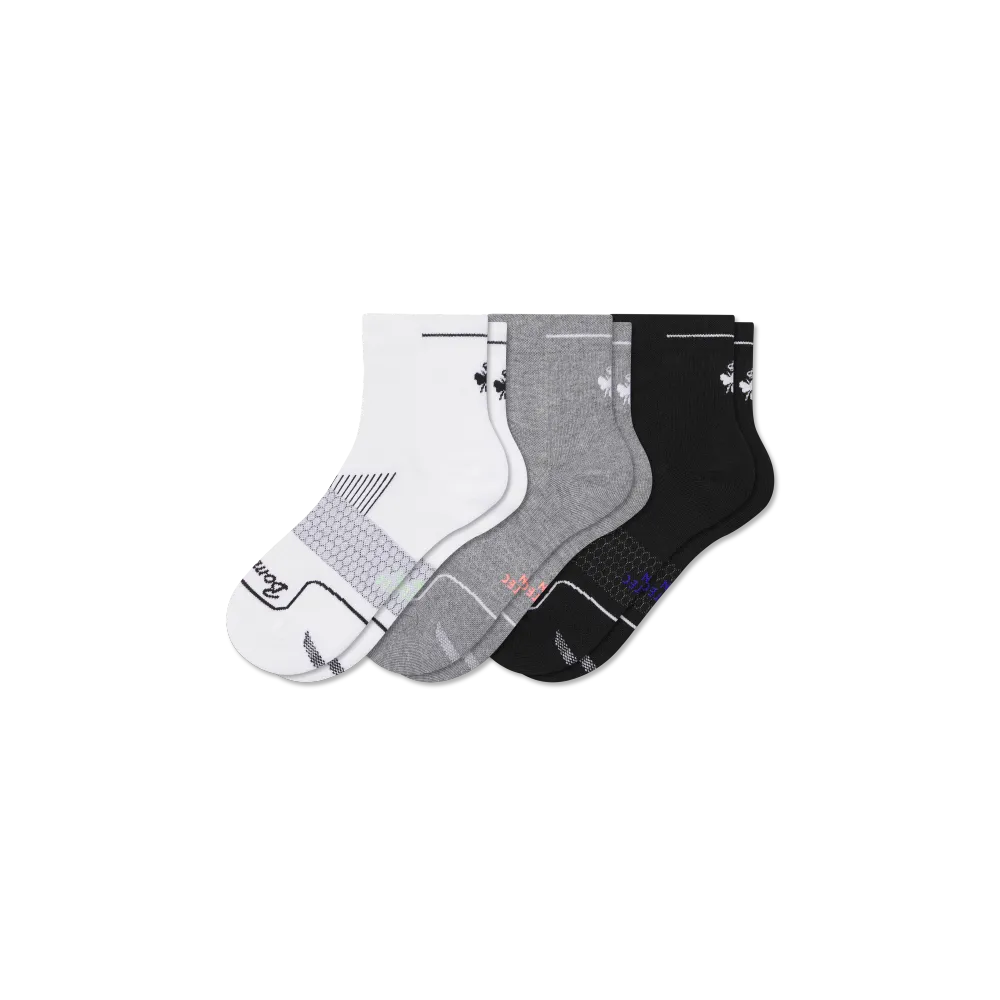 Women's Running Quarter Sock 3-Pack