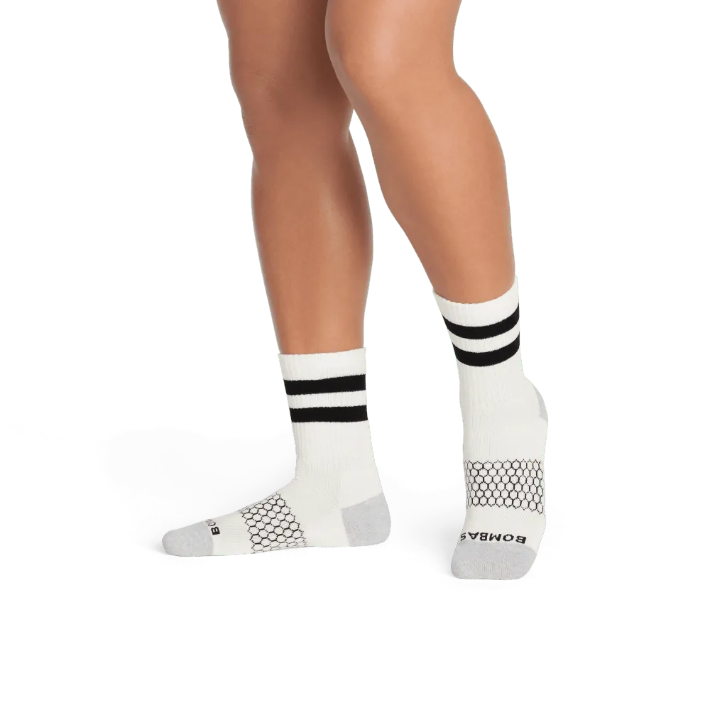 Women's Vintage Stripes Half Calf Socks