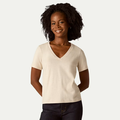 Women's Pima Cotton V-Neck T-Shirt