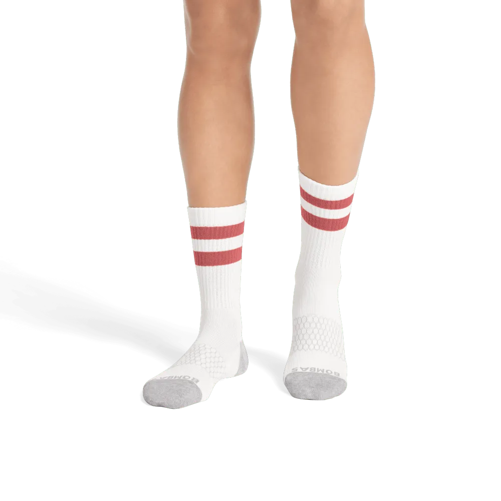 Women's Vintage Stripes Half Calf Socks