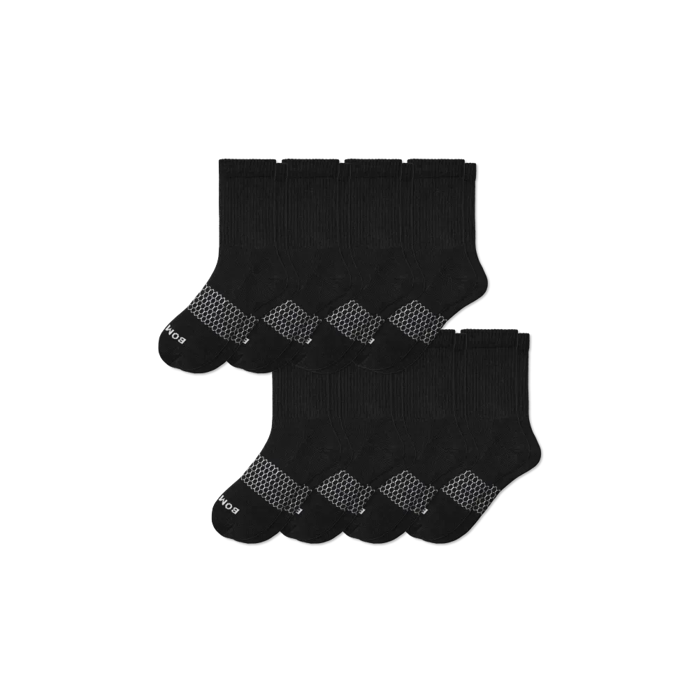 Women's Solids Half Calf Sock 8-Pack