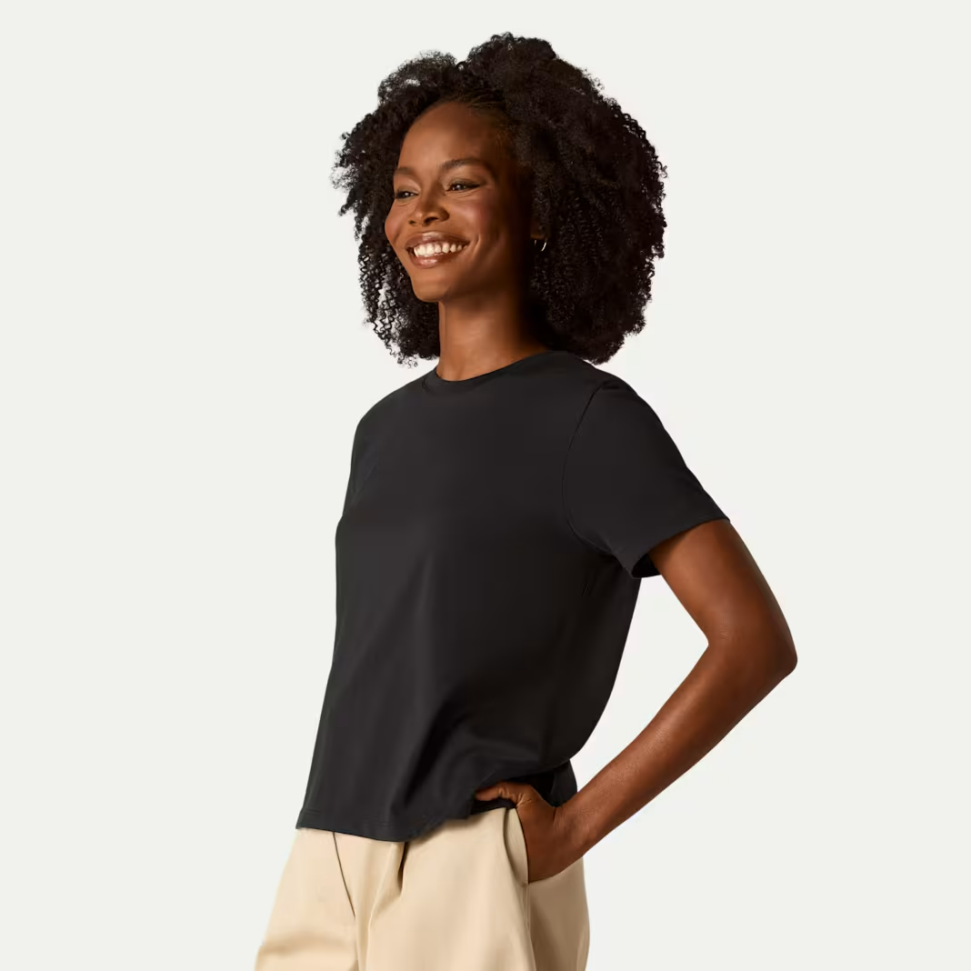 Women's Pima Cotton Crew Neck T-Shirt