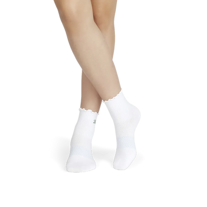 Women¡¯s Ruffle Athletic Quarter Sock 6-Pack