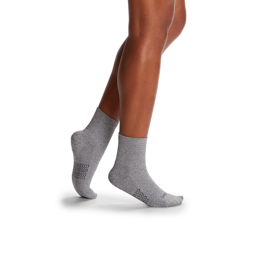 Women's Modern Rib Quarter Socks
