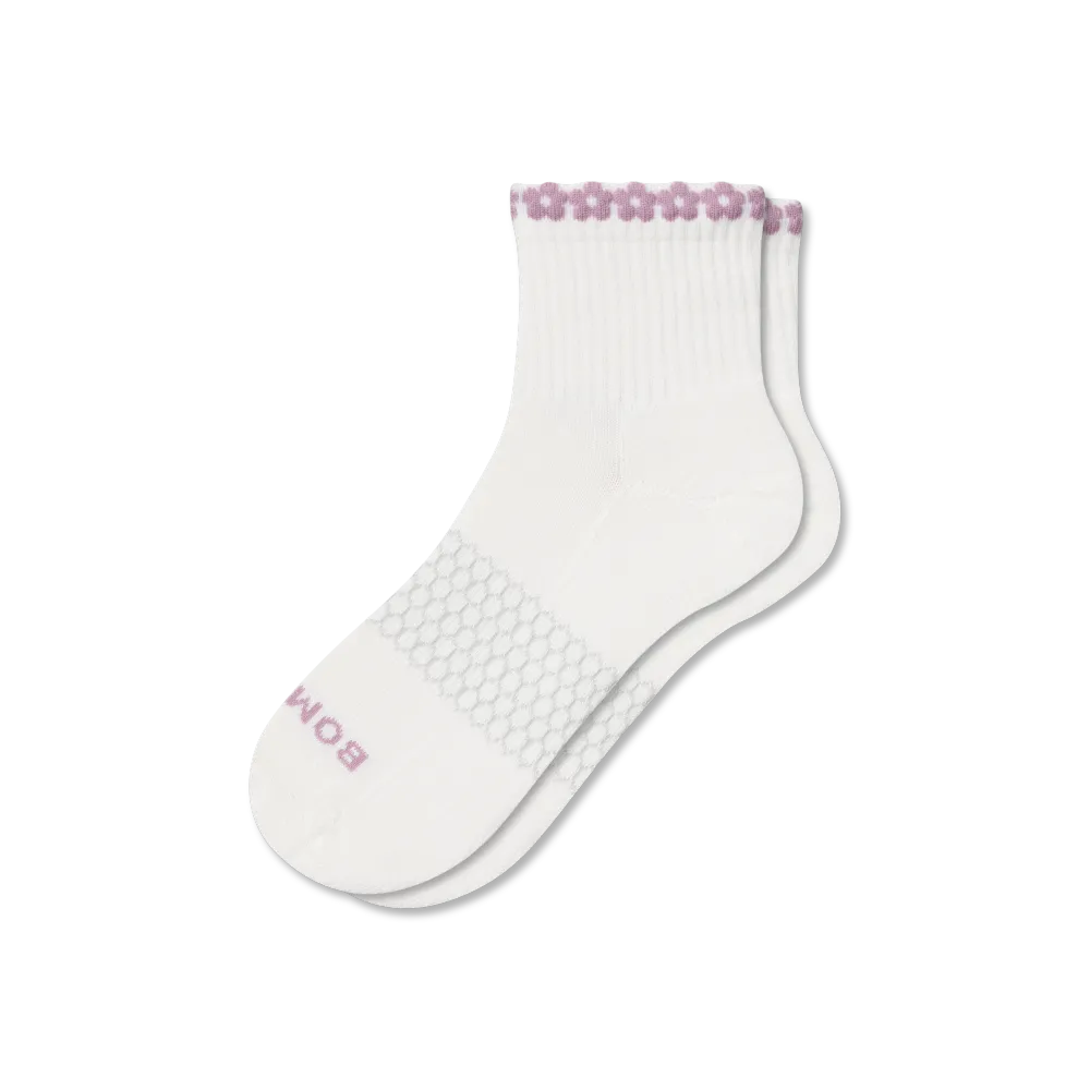 Women's Daisy Chain Quarter Socks