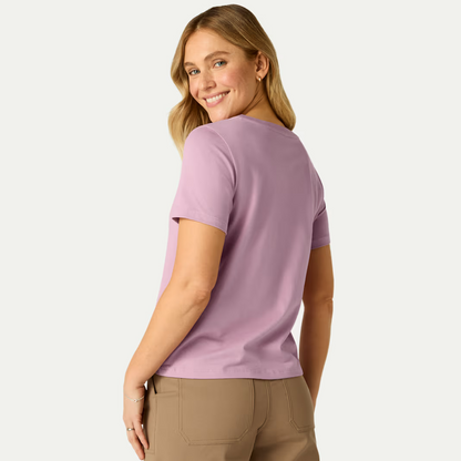 Women's Pima Cotton V-Neck T-Shirt 3-Pack