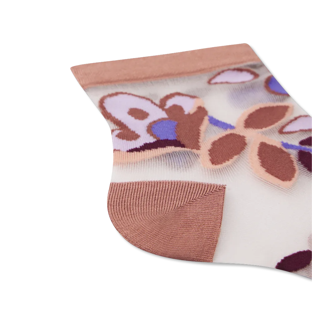 Women¡¯s Sheer Garden Party Quarter Socks