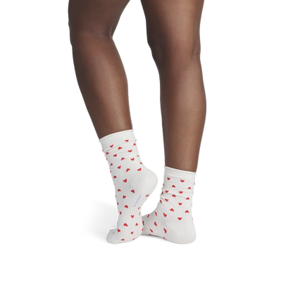 Women¡¯s Hearts Half Calf Socks