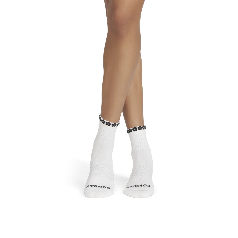 Women's Daisy Chain Quarter Socks