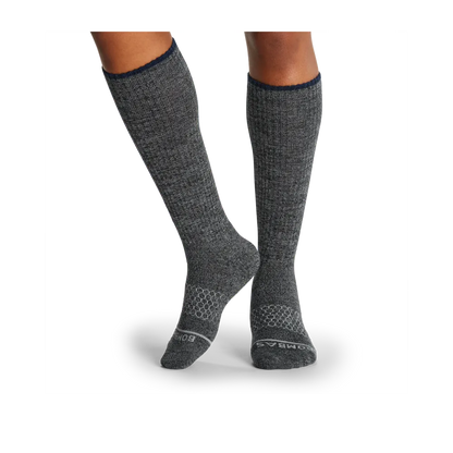 Women's Merino Wool Blend Knee-High Socks