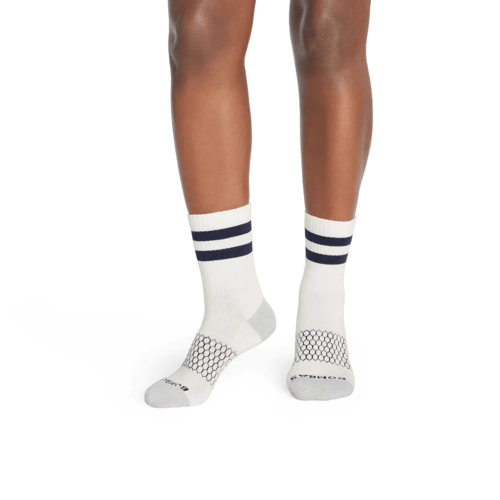 Women's Vintage Stripes Half Calf Socks