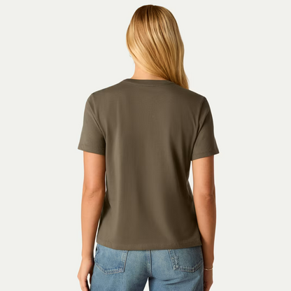 Women's Pima Cotton Crew Neck T-Shirt