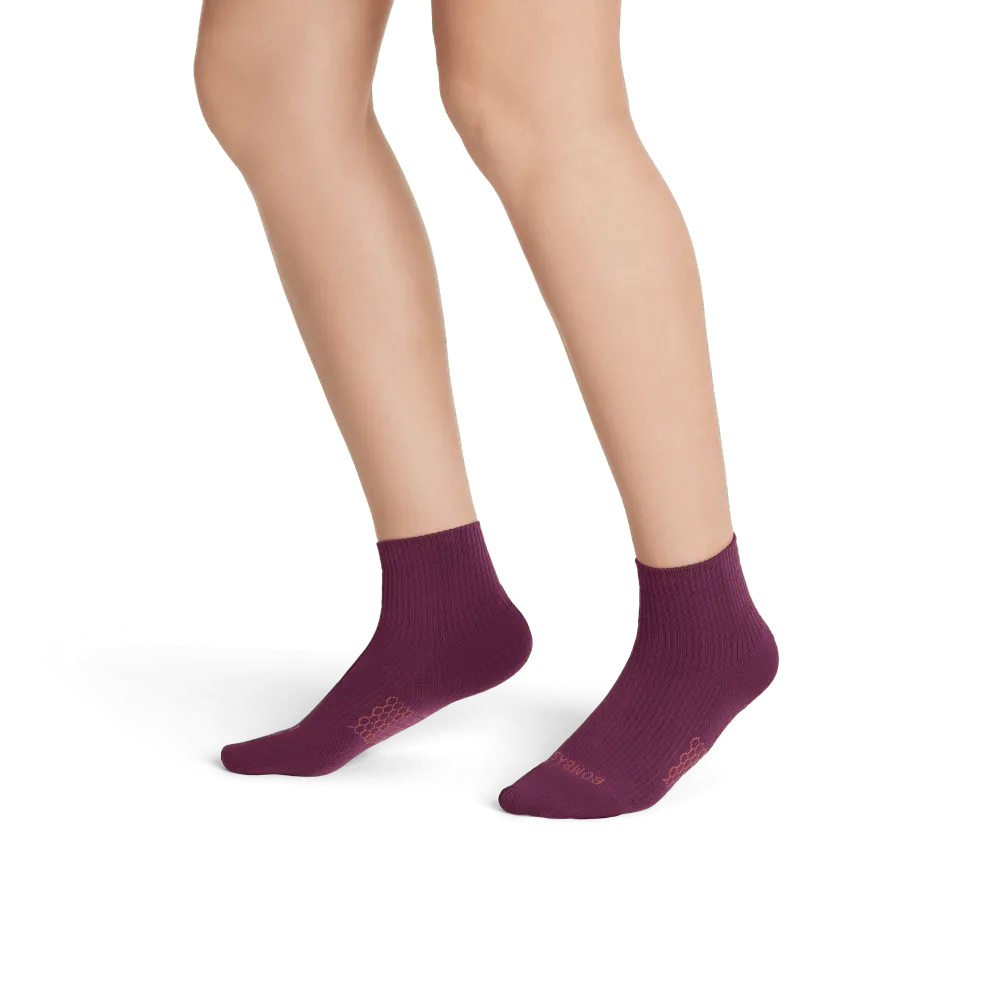 Women's Modern Rib Quarter Sock 4-Pack