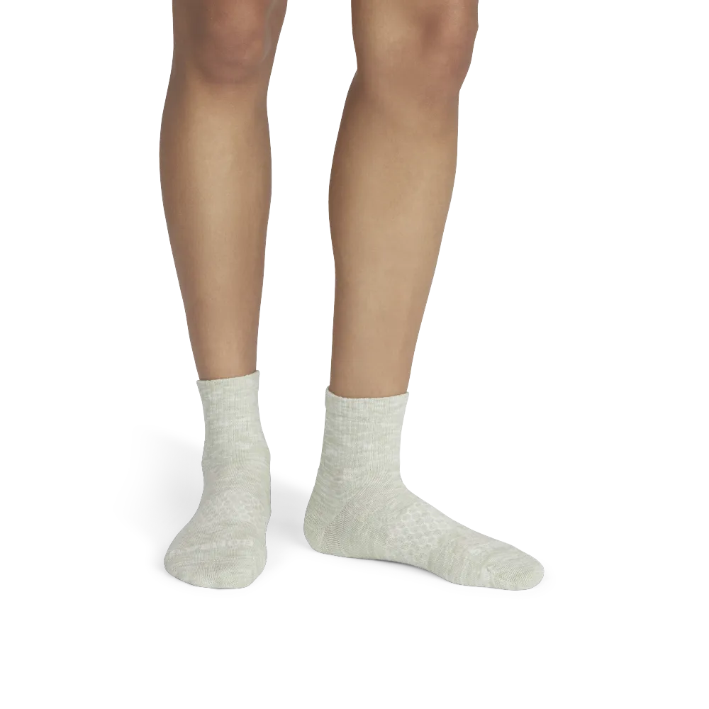 Women's Summer Slub Quarter Sock 8-Pack