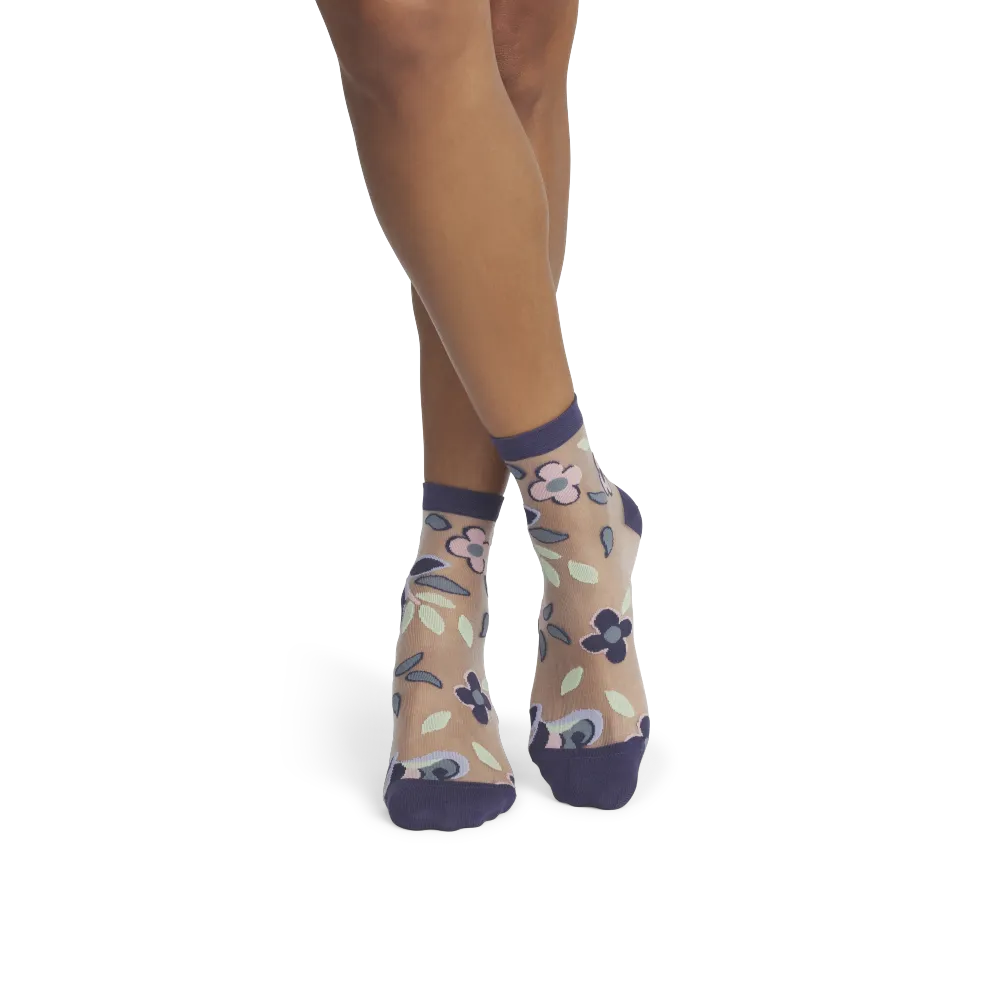 Women¡¯s Sheer Garden Party Quarter Socks