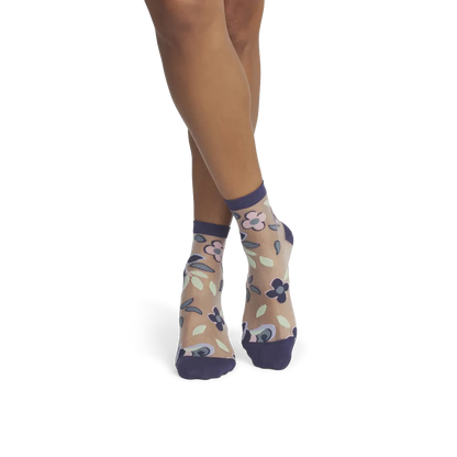 Women¡¯s Sheer Garden Party Quarter Socks