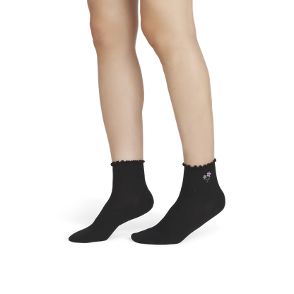 Women's Ruffle Rib Quarter Sock 4-Pack