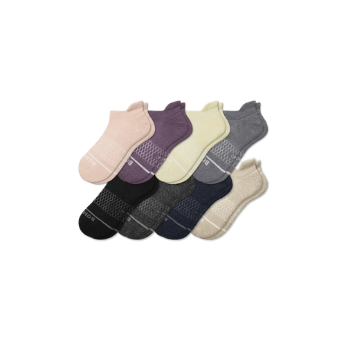 Women's Merino Wool Blend Ankle Sock 8-Pack