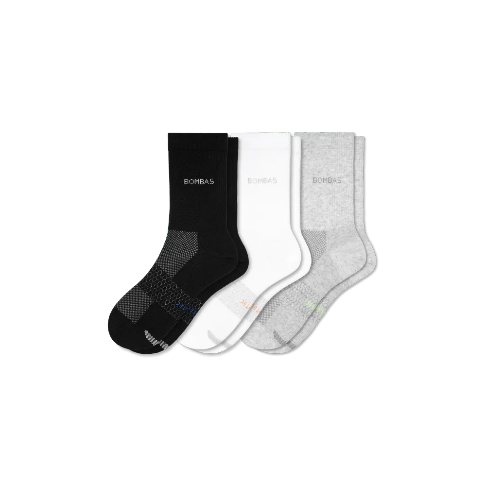 Women's Lightweight Athletic Half Calf Sock 3-Pack