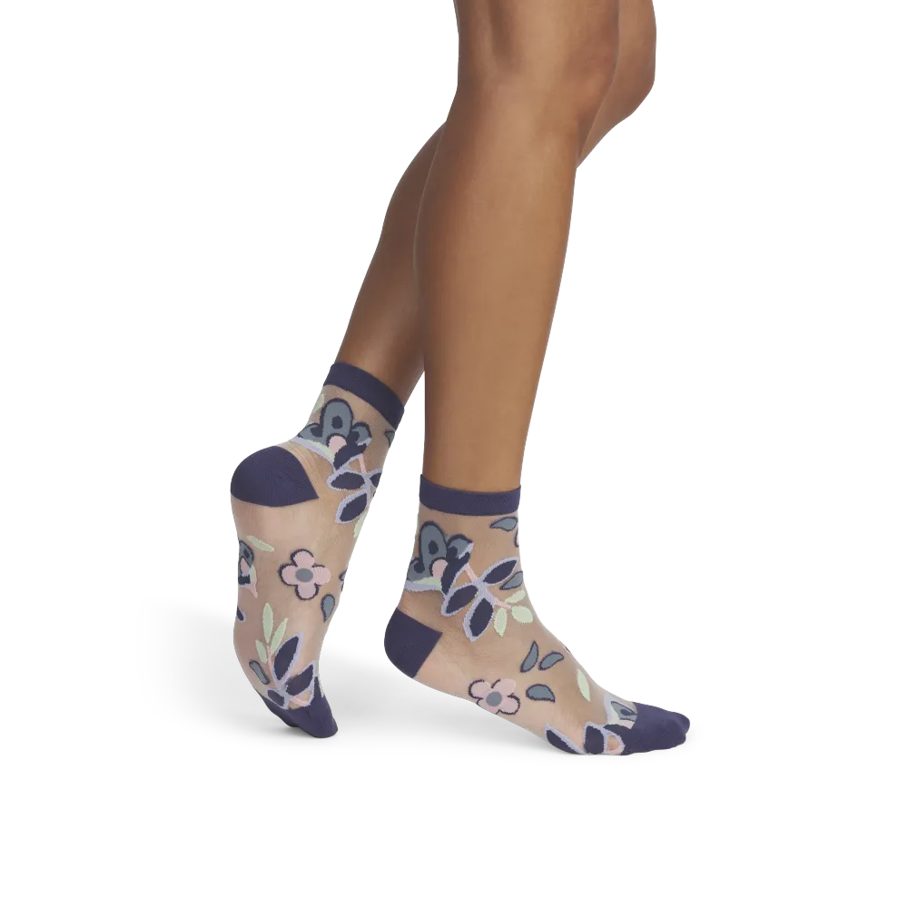 Women¡¯s Sheer Garden Party Quarter Sock 3-Pack