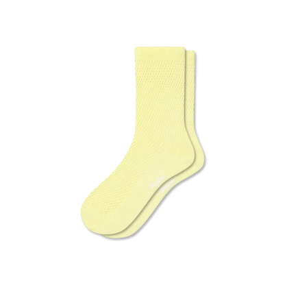 Women's Open Knit Half Calf Socks