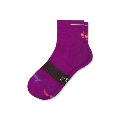 Women's Merino Wool Blend Athletic Quarter Socks