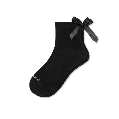 Women's Lightweight Bow Quarter Socks