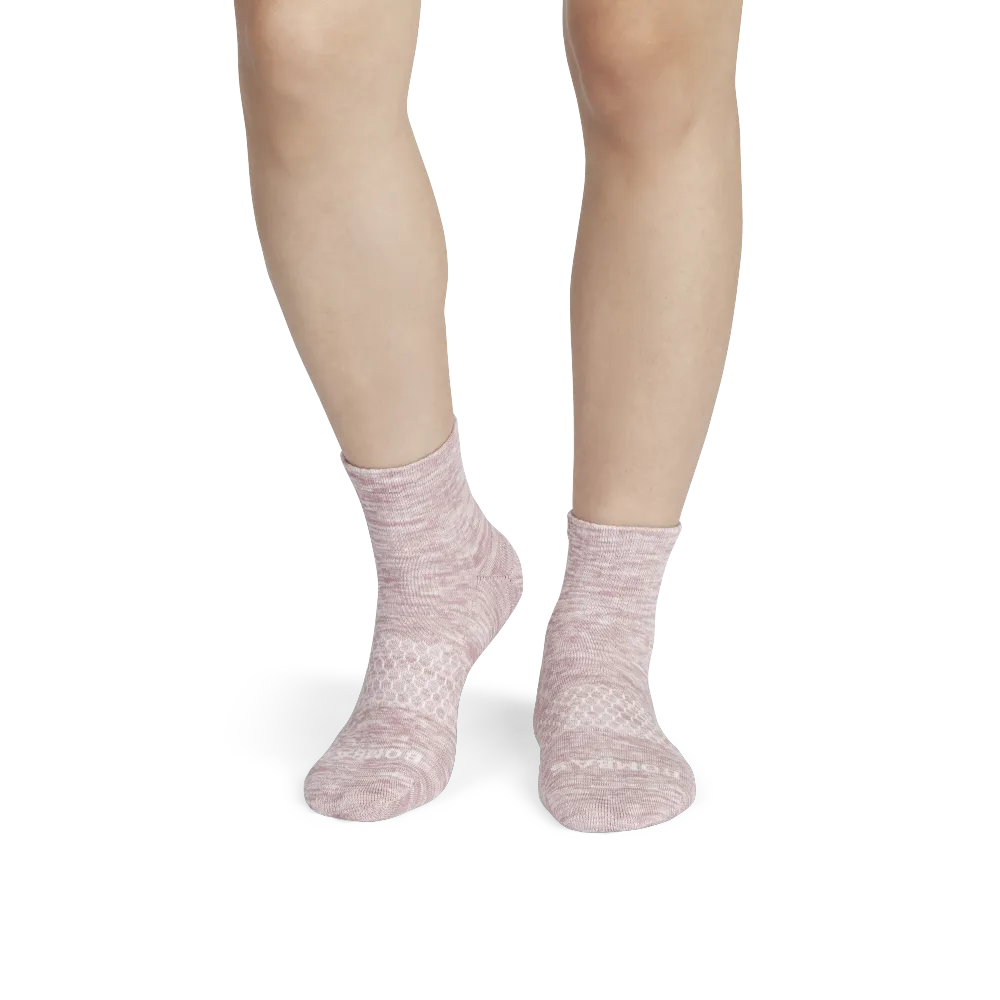 Women's Summer Slub Quarter Sock 8-Pack