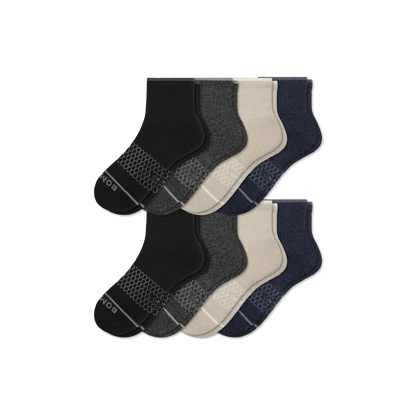 Women's Merino Wool Blend Quarter Sock 8-Pack