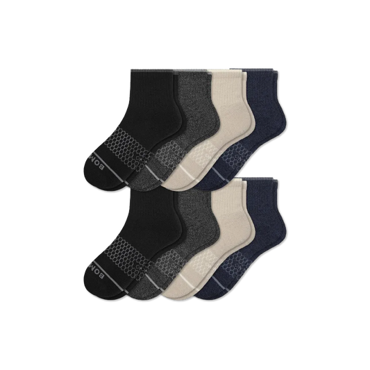 Women's Merino Wool Blend Quarter Sock 8-Pack