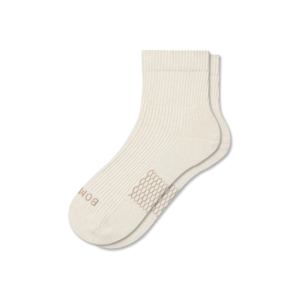 Women's Modern Rib Quarter Socks