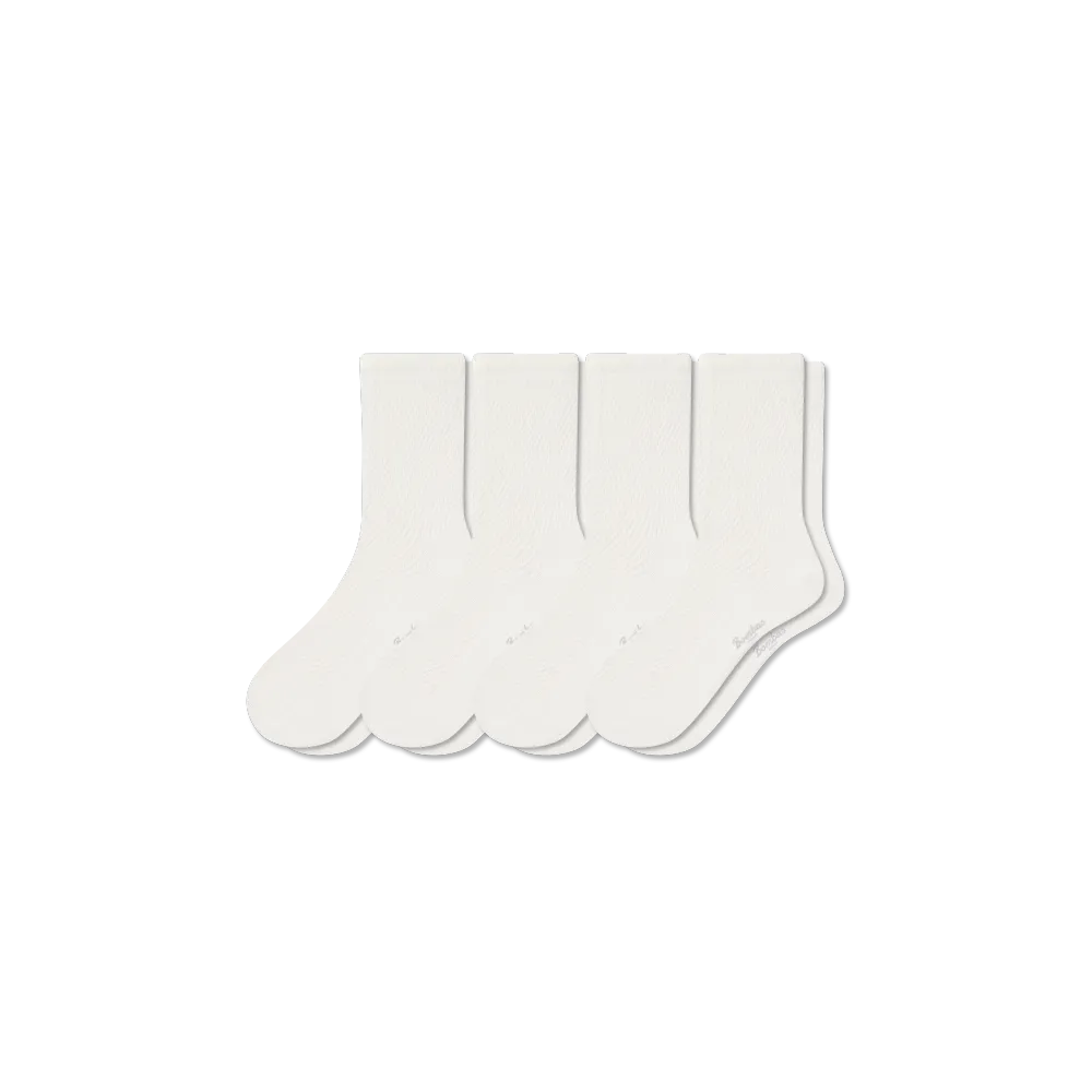 Women's Open Knit Half Calf Sock 4-Pack