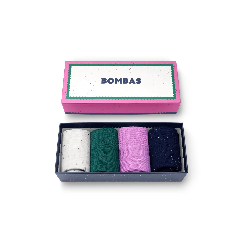 Women's Lightweight Quarter Sock 4-Pack Gift Box