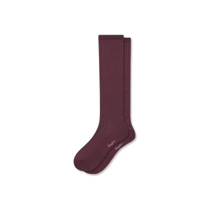 Women's Pointelle Knee High Socks