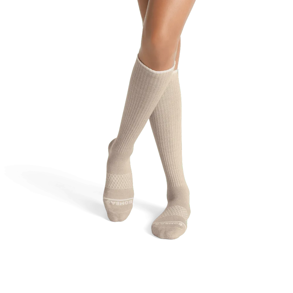 Women's Merino Wool Blend Knee-High Sock 4-Pack