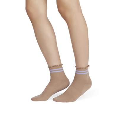 Women's Ruffle Rib Quarter Sock 4-Pack