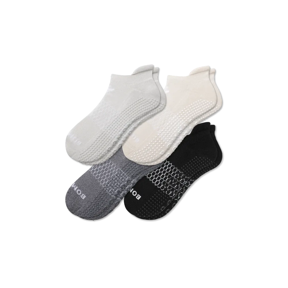 Women's Gripper Ankle Sock 4-Pack