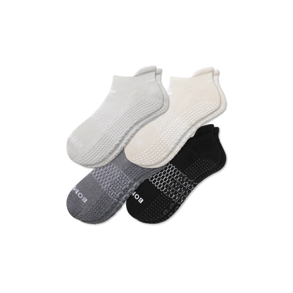 Women's Gripper Ankle Sock 4-Pack