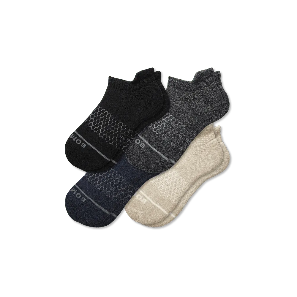 Women's Merino Wool Blend Ankle Sock 4-Pack